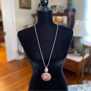 Pink and silver Fashion Necklace